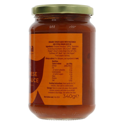 Suma | Organic Bolognese Sauce - From fresh Italian ingredients | 340g