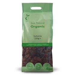 Just Natural Organic | Organic Sultanas 500g | 500g