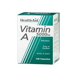 HealthAid | Vitamin A 5000iu - 100 Capsules | 100 capsule