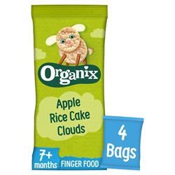 Organix | Organix Apple Rice Cake Clouds Multipack (4x18g) | 4 x 18g