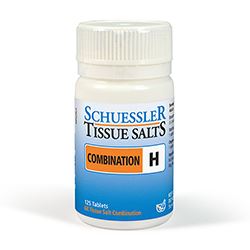 Schuessler | Combination H Tissues Salts 125 tablets | 125 tablet