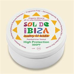 Sol De Ibiza | Sol de Ibiza Baby & Kids Organic Mineral all-in-one Cream SPF30 | 100g