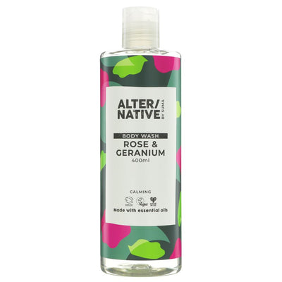 ALTER/NATIVE BY SUMA | Body Wash - Rose & Geranium | 1 x 400ML