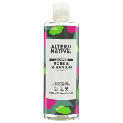 ALTER/NATIVE BY SUMA | Shampoo - Rose & Geranium | 1 x 400ML