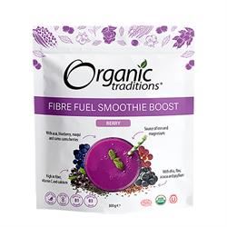 Organic Traditions | Organic Fibre Fuel Smoothie Boost Berry 300g | 300g