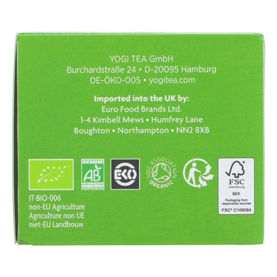 Yogi Tea | Natural Energy - White, Green Tea, Lemongrass | 17 bags