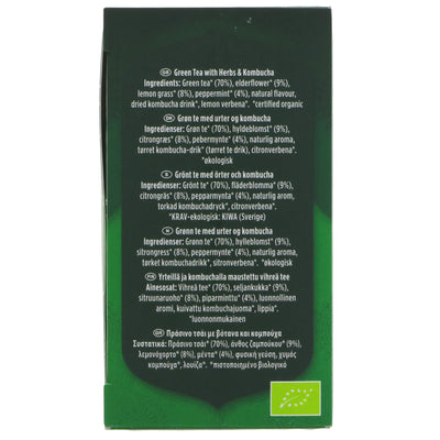 Yogi Tea | Green Balance - Green Tea, L\grass, Peppermint | 17 bags