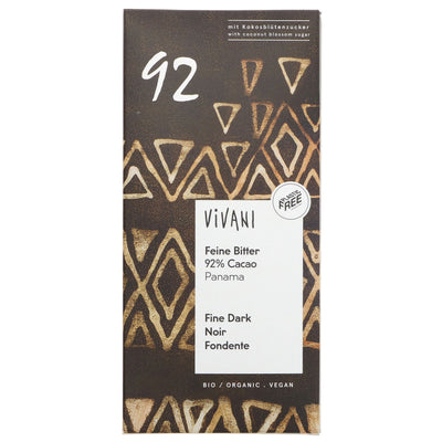 Vivani | 92% Dark Choc Panama Estate | 80G