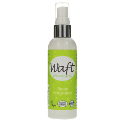 Organic, vegan Lemongrass Room Fragrance by Waft - Refresh your home with pure essential oils & rose water. Made in the UK.