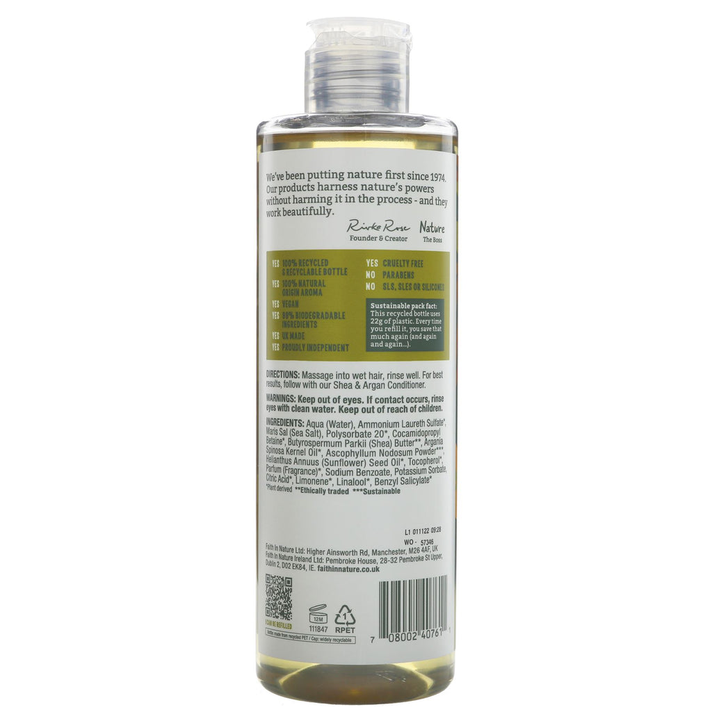 Faith In Nature | Shampoo - Shea & Argan | 400ml