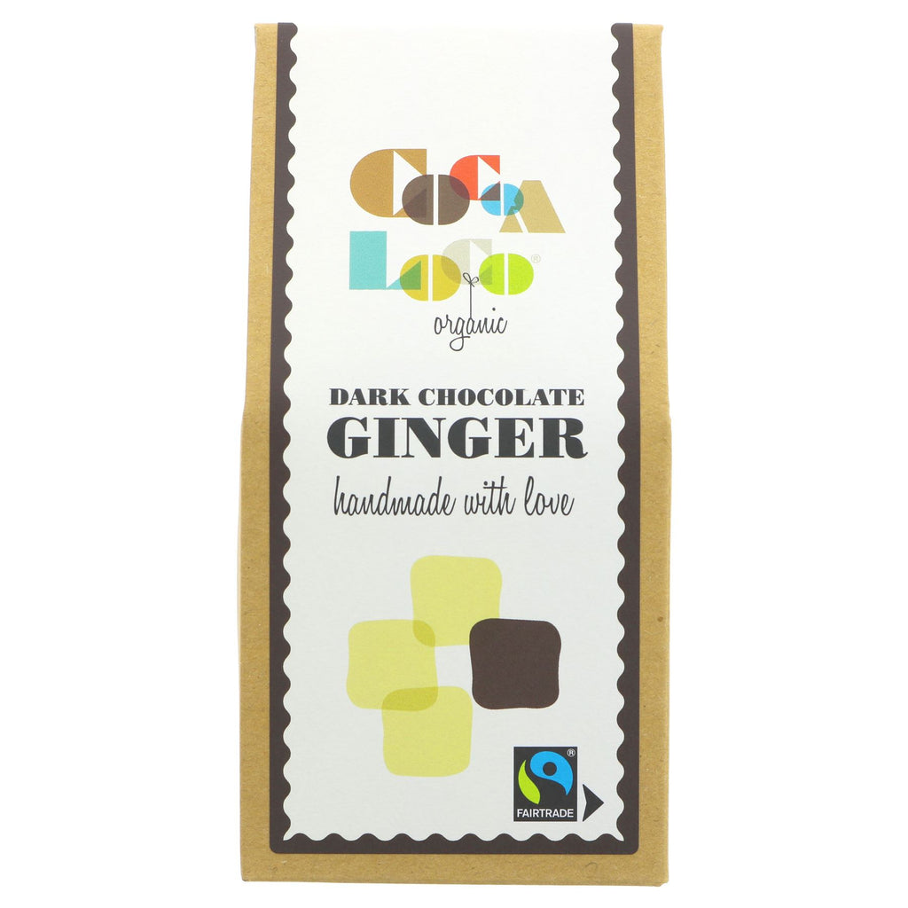 Cocoa Loco | Ginger In Dark Choc | 100g