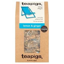 Teapigs | lemon & ginger 50 tea temples | 50bag