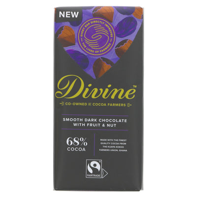 Divine | 68% Dark Fruit & Nut | 90g