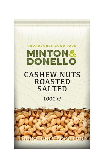 Minton & Donello | Cashew Nuts Roasted Salted | 100g