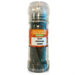 Just Natural Herbs | Organic Black Peppercorn Mill 55g | 55g