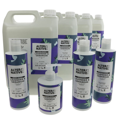 Alter/Native | Shampoo - Lavender & Geranium - Normal/dry hair | 5l