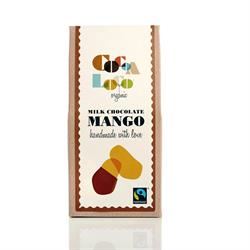 Cocoa Loco | Org Milk Chocolate Mango Bar 100g | 100g