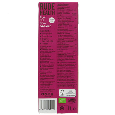 Rude Health | Tiger Nut Drink Organic | 1l