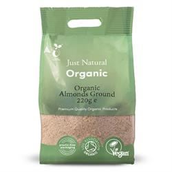 Just Natural Organic | Organic Almonds Ground 220g | 220g