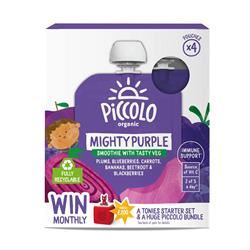 Piccolo | Organic Mighty Purple Smoothies | 4 x 90g