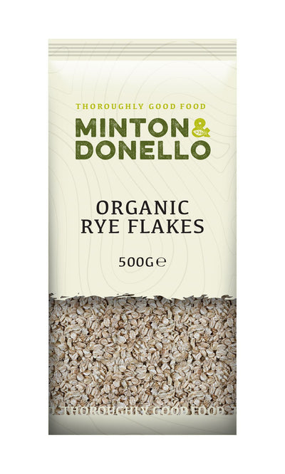 Minton & Donello | Organic Rye Flakes | 500g