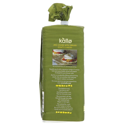 Organic gluten-free vegan corn cakes, slightly salted - Kallo 130g