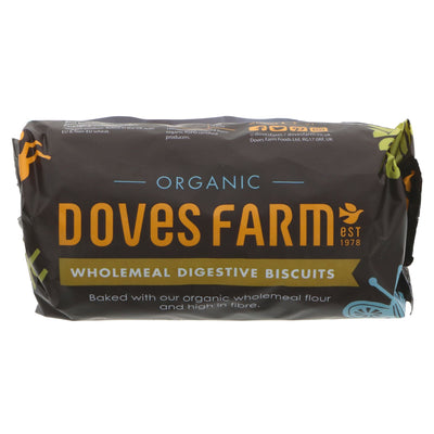 Organic, vegan, no added sugar Digestives - guilt-free snacking! 200G by Doves Farm.