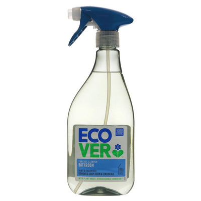 Ecover Bathroom Cleaner - Powerful & Biodegradable, Plant-based, Safe for Septic Tanks, Vegan & 100% Recycled Bottle.