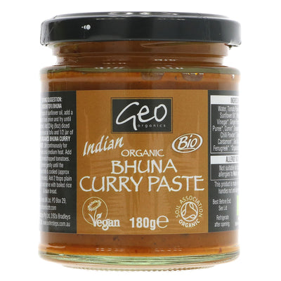 Geo Organics | Bhuna Curry Paste | 180g