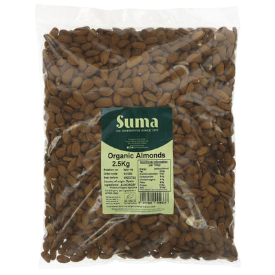 Organic Vegan Almonds | 2.5 KG | Suma