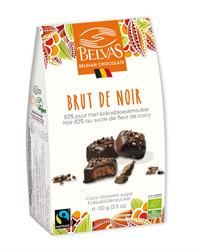 Belvas | Organic Brut de Noir 82% - with coconut blossom sugar - 100g | 100g