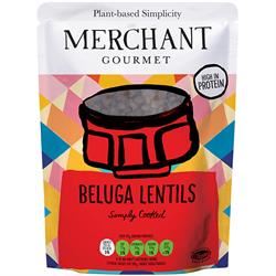 Merchant Gourmet | Beluga Lentils Ready to Eat 250g | 250g