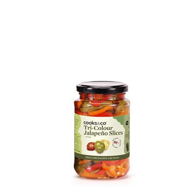 Cooks & Co | Red & Green Jalapenos | 290g