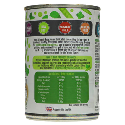 Organic Pea & Mint Soup - Gluten Free, Vegan. Indulge in deliciously healthy soup from Free & Easy.