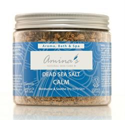 Amina's Natural Skincare | Calm Chamomile & Coconut Oil Dead Sea Salts 250g | 250g