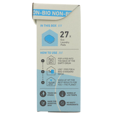 Homethings | Laundry Pods Non Bio 27 Pack - 100% Biodegradable | 27 pods