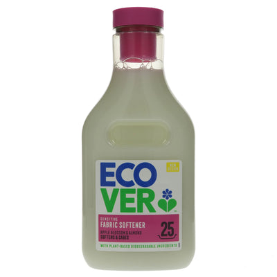 Ecover Fabric Softener | Apple Blossom & Almond | 750ml | Vegan & Palm Oil-Free Formula for Softer Clothes |