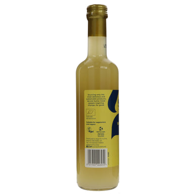 Organic White Wine Vinegar with 'Mother' - 500ml - Perfect for dressings, marinades and sauces. Vegan & organic.