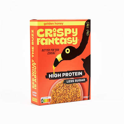 Crispy Fantasy | High Protein Breakfast Cereal Honey | 250g