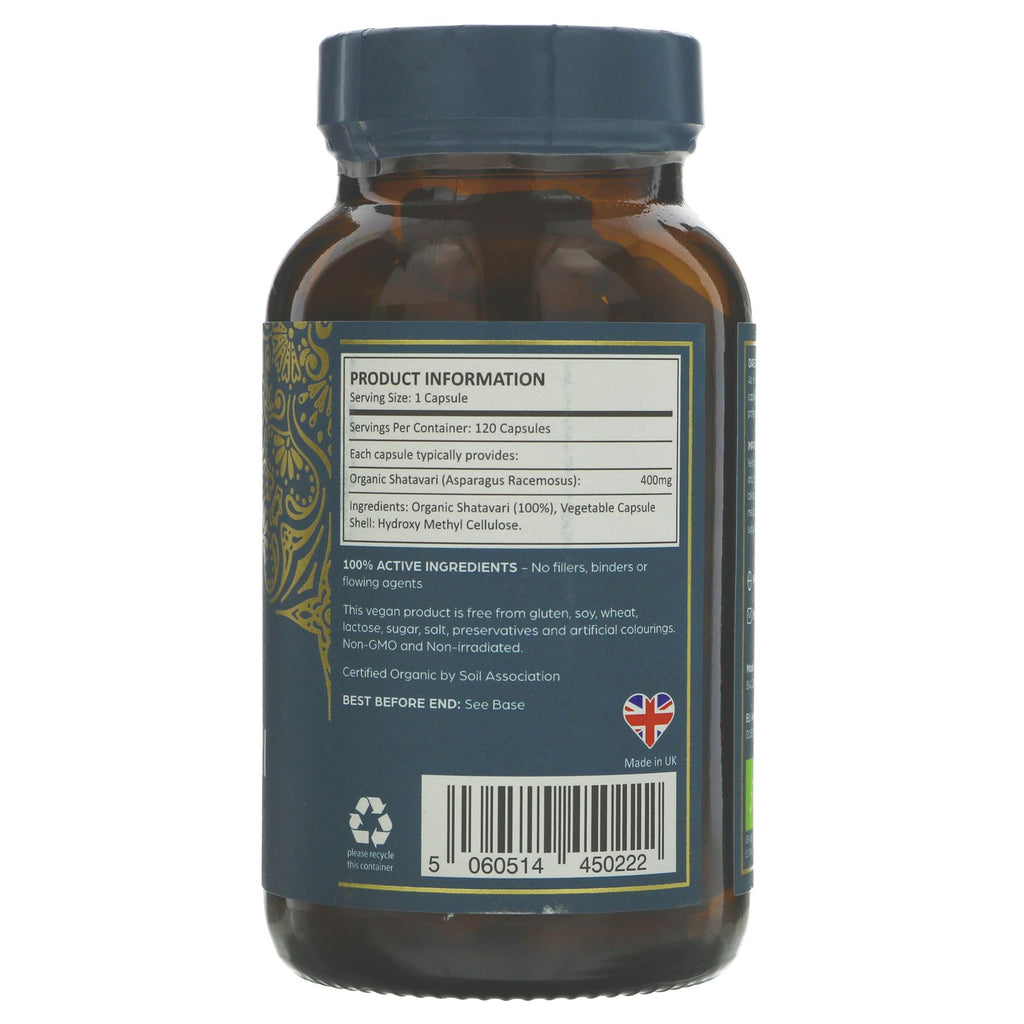Ayurvediq Wellness | Organic Shatavari | 120 capsules