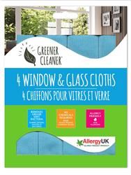 Greener Cleaner | Window & Class Cloth (4 Pack Cloths) | 150g