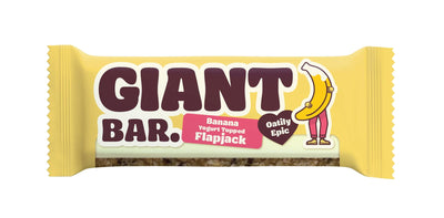 Ma Baker | Giant Bar Banana Yogurt Topped Flapjack | 90g