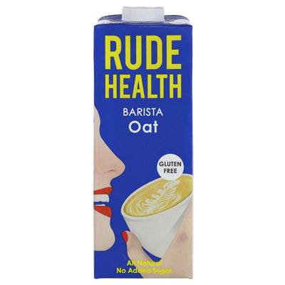 Rude Health Barista Oat - Creamy, Vegan & Gluten-Free 1L Milk