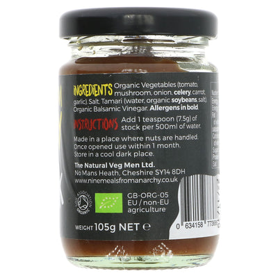 Nine Meals From Anarchy | Real Veg Stock - Umami | 105G