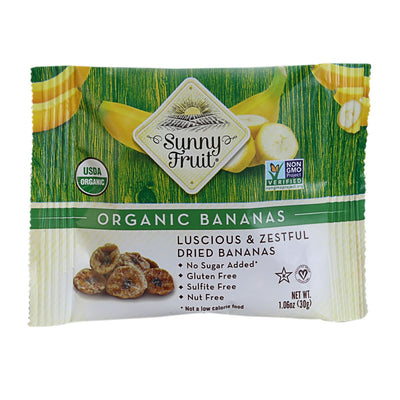 Sunny Fruit | Organic Banana Snack Packs | 6x30g