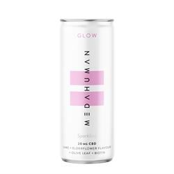 Medahuman | MEDAHUMAN GLOW is a lime and elderflower flavoured CBD+ drink | 250ml