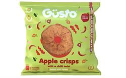 Gusto Snacks | Air-Dried Wonky Apple Crisps with a Chilli Twist 20g | 20g