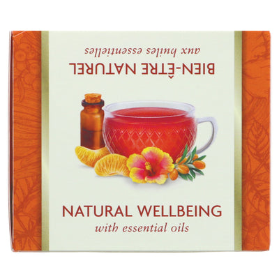 Yogi Tea | Natural Wellbeing - Mandarin Oil, Hibiscus | 17 bags