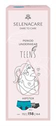 Selenacare | TEENS period panties Hipster Blue Size 158 | 1 box