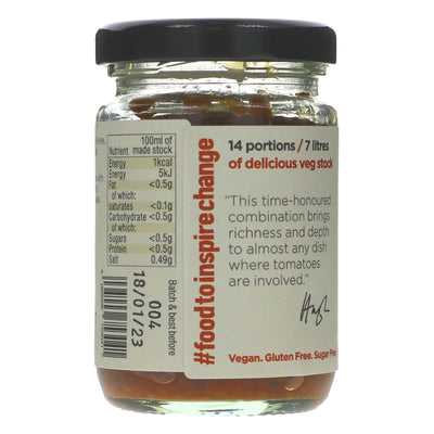 River Cottage Tomato & Basil 105G - 75% vegetable content, organic, vegan, gluten and sugar-free. Perfect for dishes with tomatoes.